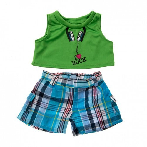 CAMI & SHORT I LOVE ROCK