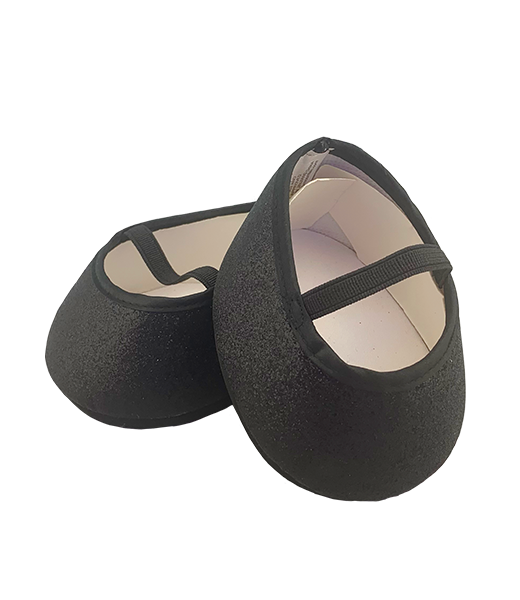 SOULIERS NOIRS ÉTINCELANTS