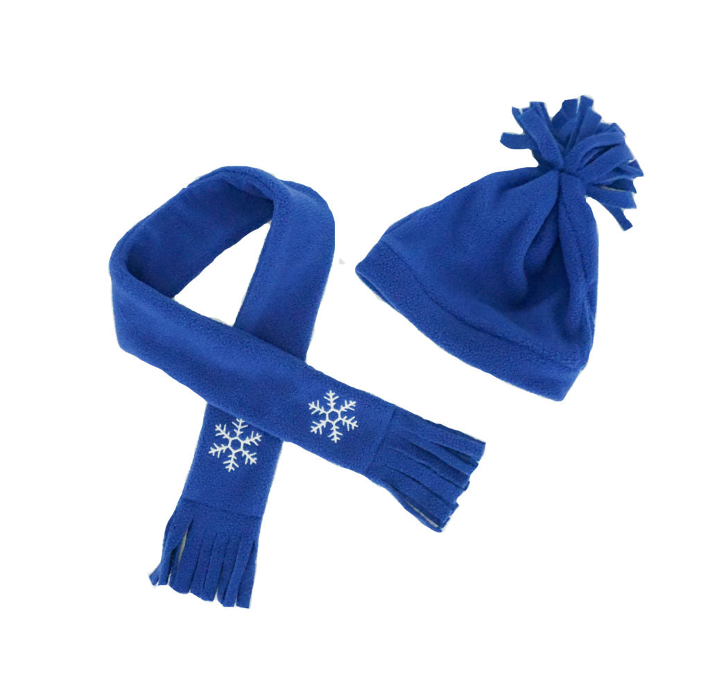 TUQUE BLEU & FOULARD