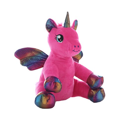 LICORNE NOVA ROSE 40 CM