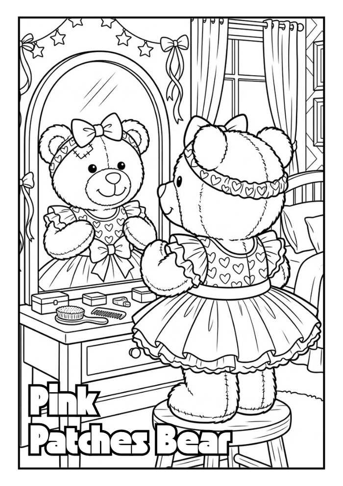 Pink Patches Bear