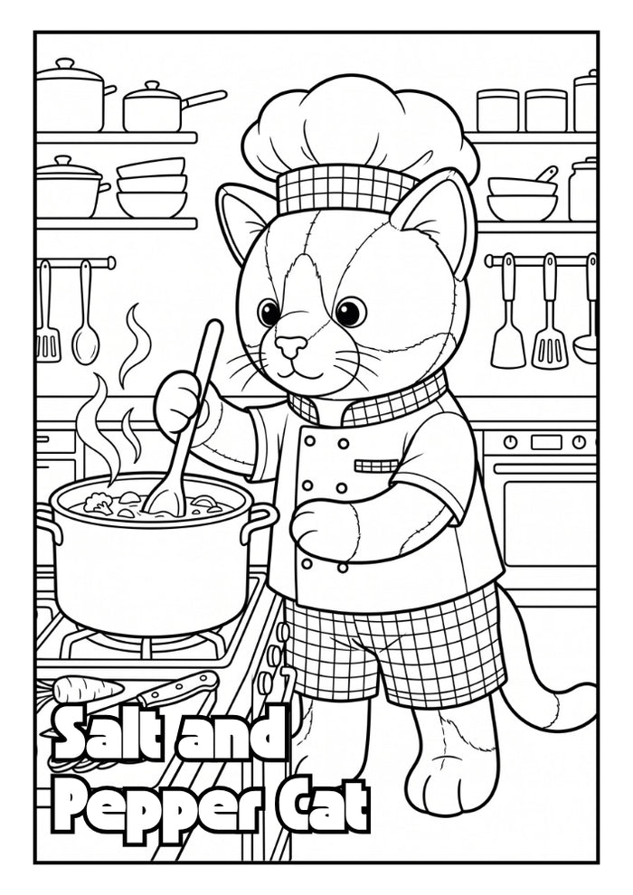 Salt and Pepper Cat