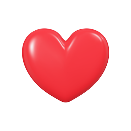1 magical heart for your plush
