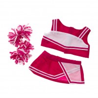 Pink & White Cheerleader  Clothing 40 cm